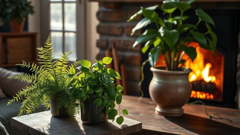 ¿La calefacción afecta a las plantas de interior?