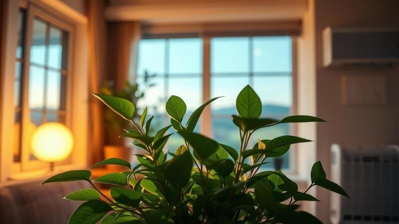 ¿La calefacción afecta a las plantas de interior?