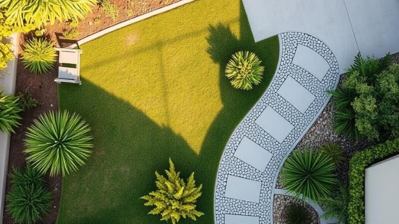 design para jardins de baixa manutenção