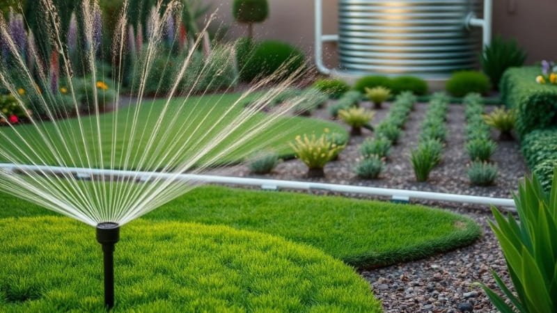 Como regar menos e manter o jardim saudável: Técnicas de irrigação eficientes