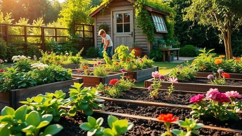 Calendário de jardinagem para iniciantes
