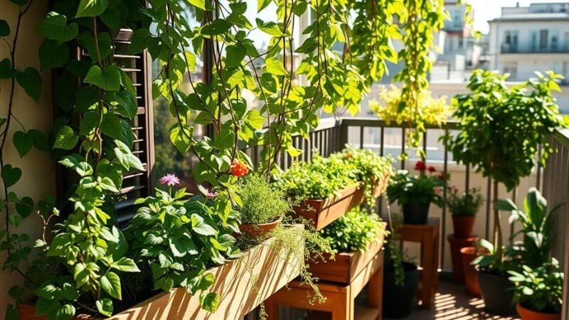 como montar um jardim em apartamento